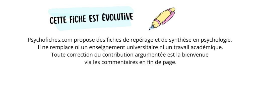 Fiche évolutive et demande de commentaire